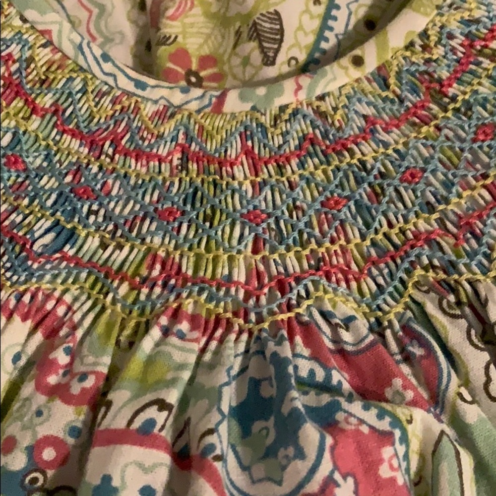 Smocked romper